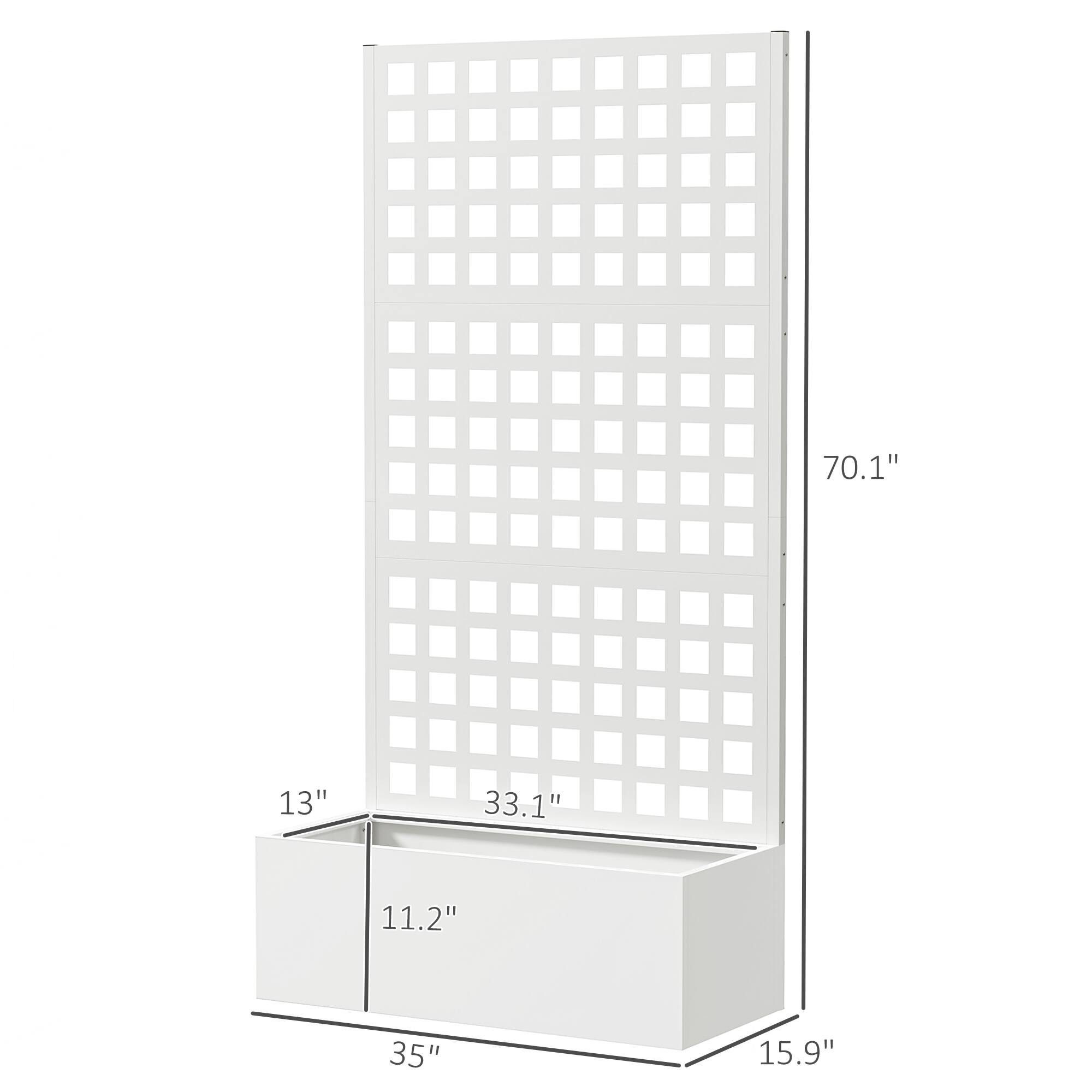 70.1"  
13"  
33.1"  
11.2"  
35"  
15.9"