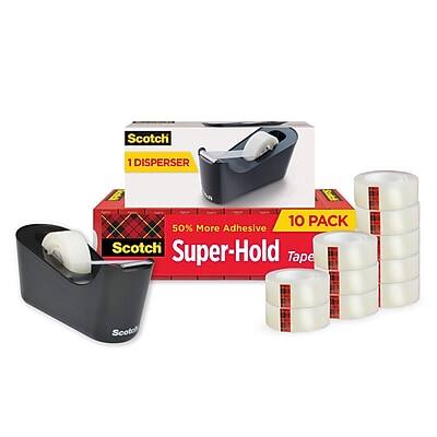 Scotch 1 Disperser  
10 Pack  
50% More Adhesive  
Scotch Super-Hold Tape