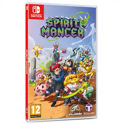 NINTENDO SWITCH
SPIRIT MANCER
SPIRIT MANCER
T 12
www.pegi.info
J DEAR VILLAGERS
TESURA - E10+ (Everyone 10+)