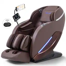 MassaMax - Mythia 2026 3D Full Body Massage Chair,Zero Gravity with Heat Therapy,Body Scan,APP Control - Brown