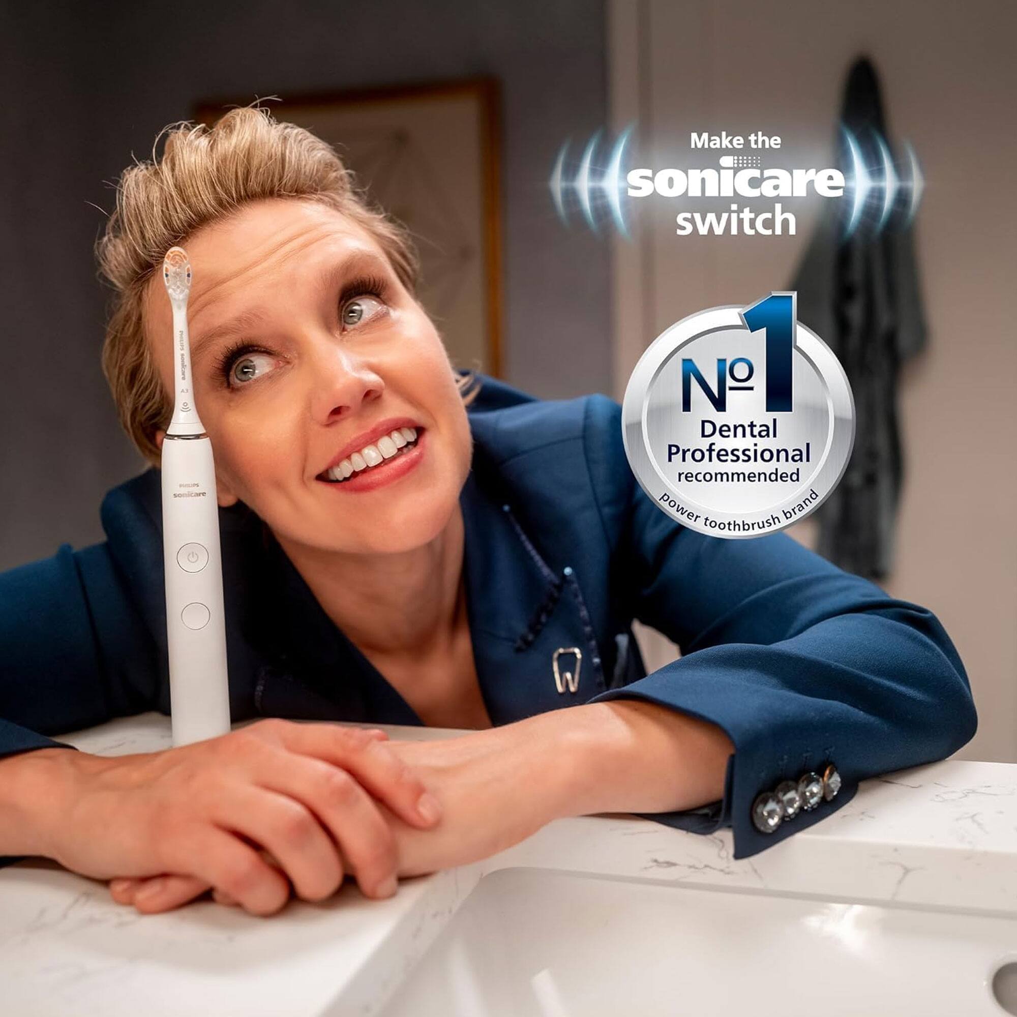 Make the sonicare switch

No. 1 Dental Professional recommended power toothbrush brand