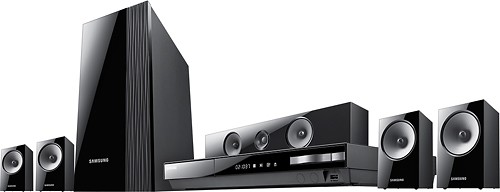 Samsung 5 1 3d Home Theater System 1000 W Rms Blu Ray Disc Player Ht E5400 Best Buy