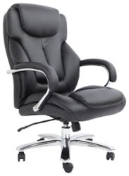 Comfort - Admiral III Big & Tall Executive Chair - Black - Front_Zoom