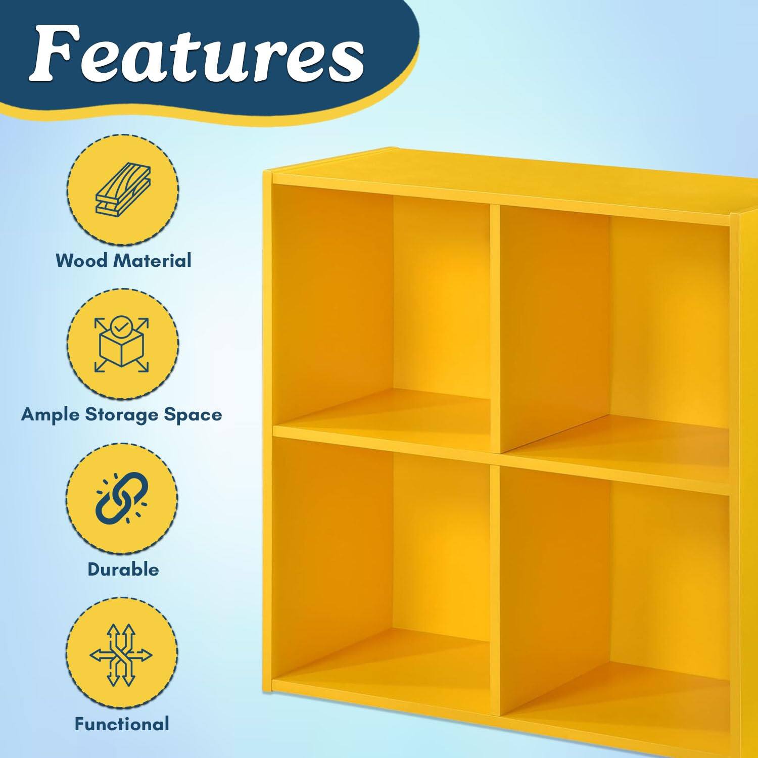Features  
- Wood Material  
- Ample Storage Space  
- Durable  
- Functional
