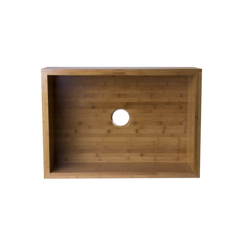 Alt View 2. Alfi - ALFI brand 30 Single Bowl Bamboo Kitchen Farm Sink - Brown.