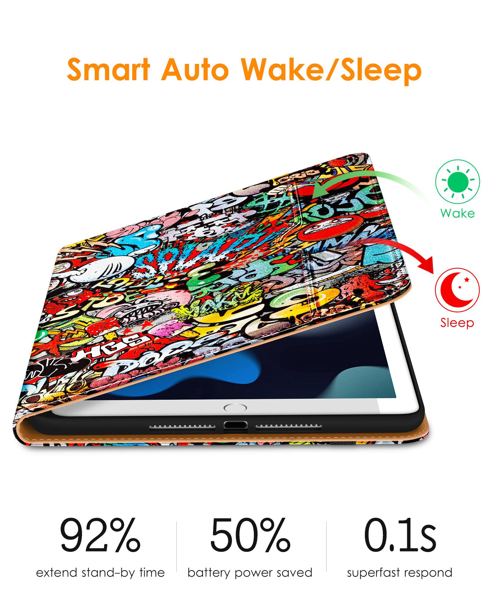 Smart Auto Wake/Sleep

- 92% extend stand-by time
- 50% battery power saved
- 0.1s superfast respond

Wake
Sleep