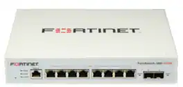 Fortinet - FortiSwitch 108F-FPOE 8-Port GE Full PoE+ Switch with 2 SFP Uplinks, 130W (FS-108F-FPOE)