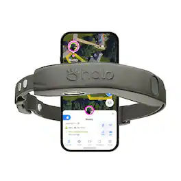 HALO - Collar 5, New Wireless Dog Fence & GPS Dog Collar, Subscription Required, Waterproof, One Size (5 colors) - Graphite
