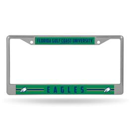 Rico Industries - Florida Gulf Coast Eagles Chrome Metal License Plate Frame - Multi