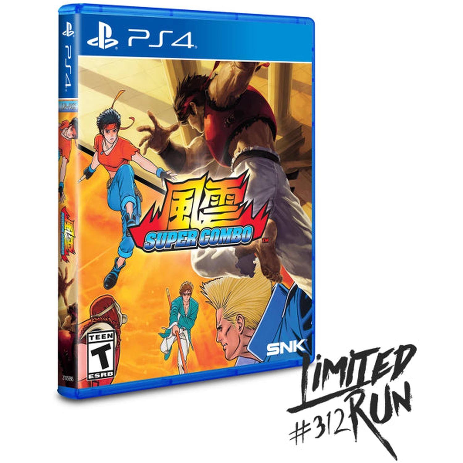 PS4  
THE KING OF FIGHTERS  
SUPER COMBO  
TEEN T ESRB  
SNK  
LIMITED RUN #312