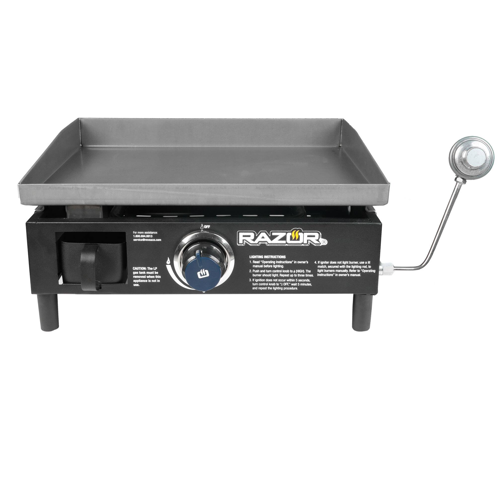 Razor Griddle - GGT2160M 19 Inch Portable 1 Burner LP Propane Gas Grill, Steel - Black price history on PriceWatchPro