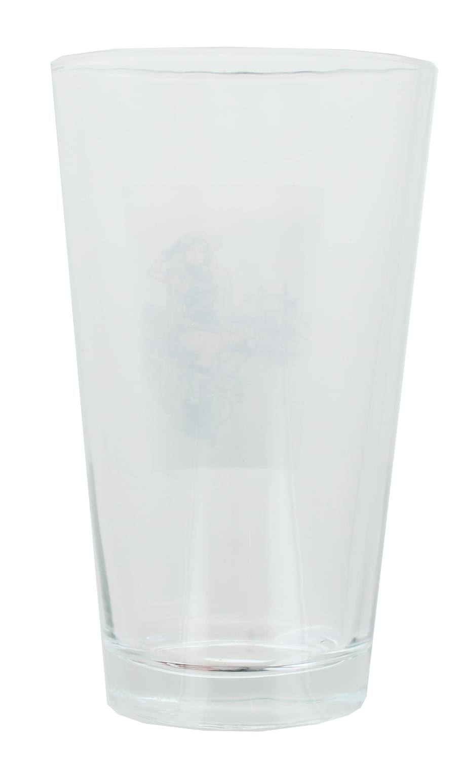 Alt View 1. Toynk - Lola XOXO Print 16oz Pint Glass - Clear.