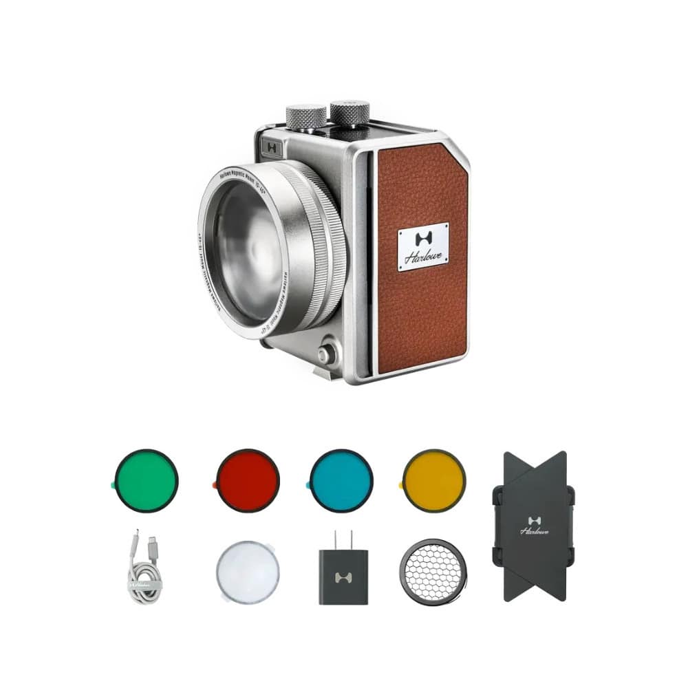 Harlowe - Mini II 20W Portable Camera Light - Bi-Color 2700-6500K (Standard Kit) - Silver