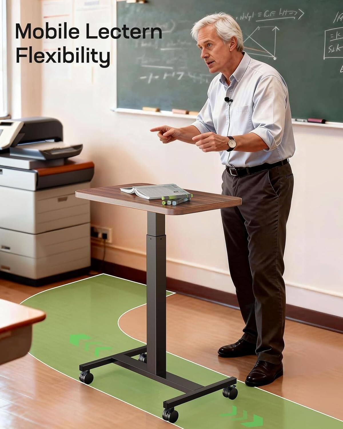 Mobile Lectern Flexibility

"CF NVT!
If SLK"