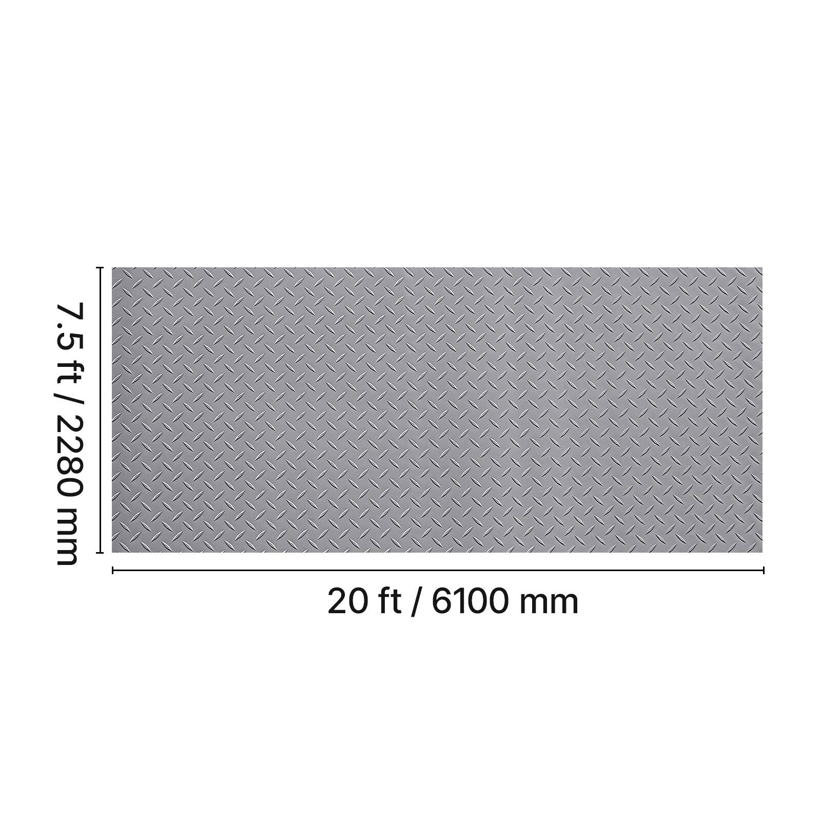 7.5 ft / 2280 mm  
20 ft / 6100 mm