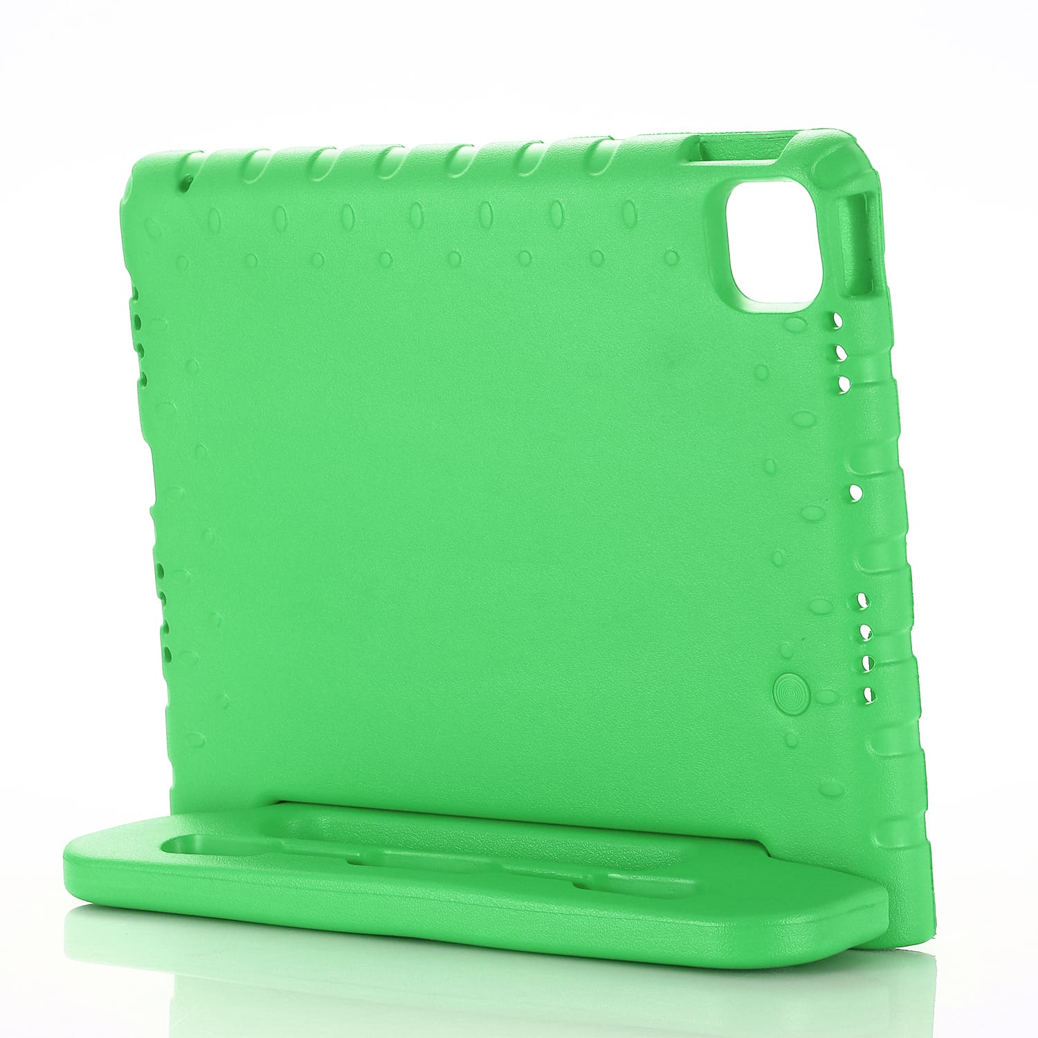 Back. UUCOVER - Kid-Friendly Tablet Protective Case for Apple iPad Air 11-inch M4 M3 M2 2026/2025/2024 with Convertible Handle Kickstand - Green.