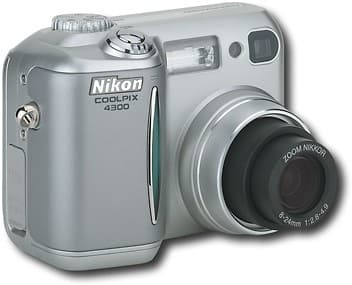 Nikon Coolpix 4300 3x Optical Zoom 4.0MP Silver Digital Camera