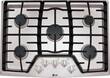 LG - 30" Built-In Gas Cooktop - Stainless Steel - Larger Front