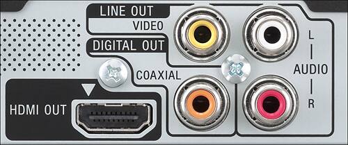 Back. Sony - DVD Player with HD Upconversion - Black.