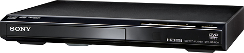 Left View: Sony - DVD Player with HD Upconversion - Black