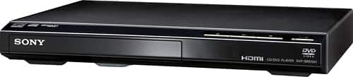 Left. Sony - DVD Player with HD Upconversion - Black.