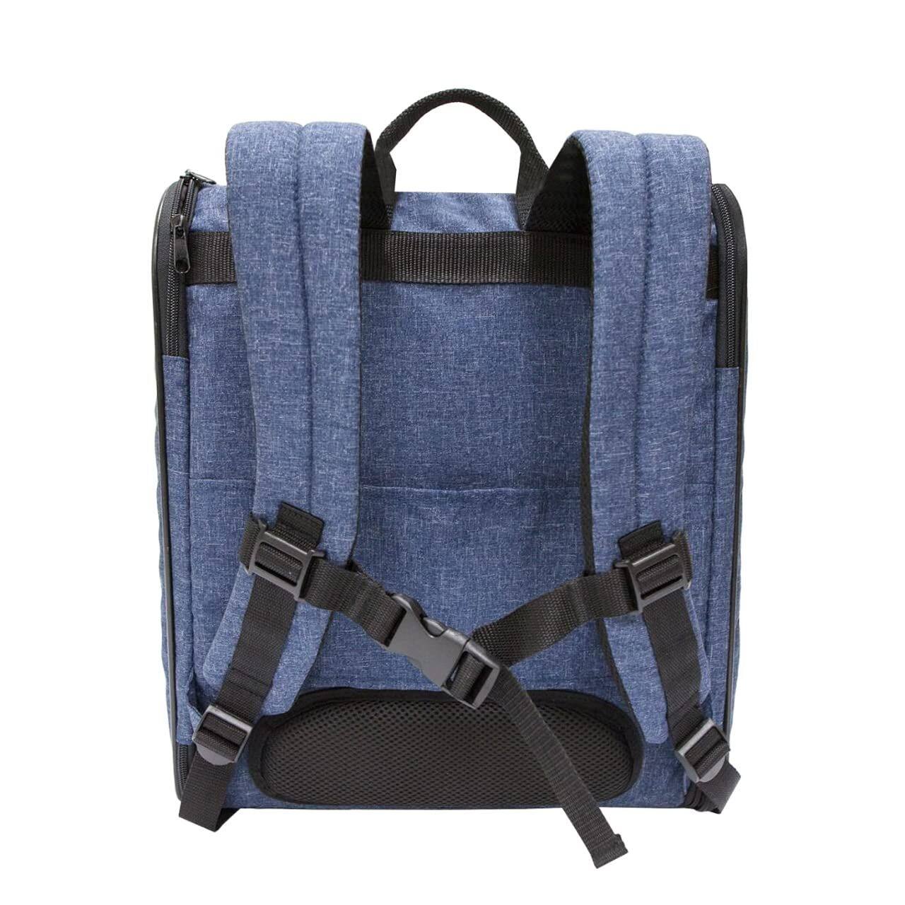 Back. Petique - Petique Pet Backpacker, Pet Carrier for Small Size Pets, Ventilated Backpack Bag for Cats & Dogs.