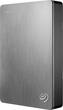 Seagate - Backup Plus 4TB External USB 3.0/2.0 Portable Hard Drive - Silver - Larger Front