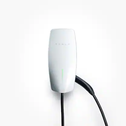 Tesla - Universal Wall Connector Level 2 Hardwired Electric Vehicle (EV) Charger – up to 48A– 24’ - White