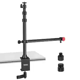 Neewer - Camera Desk Mount with Overhead Arm & C-Clamp