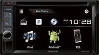 Front. Kenwood - 6.2" - CD/DVD - Built-in Bluetooth - Apple® iPod®- and Satellite-Radio-Ready - In-Dash Deck - Black.