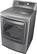 Alt View Standard 4. LG - SteamDryer 7.3 Cu. Ft. 14-Cycle Ultra-Large Capacity Steam Electric Dryer - Graphite Steel.