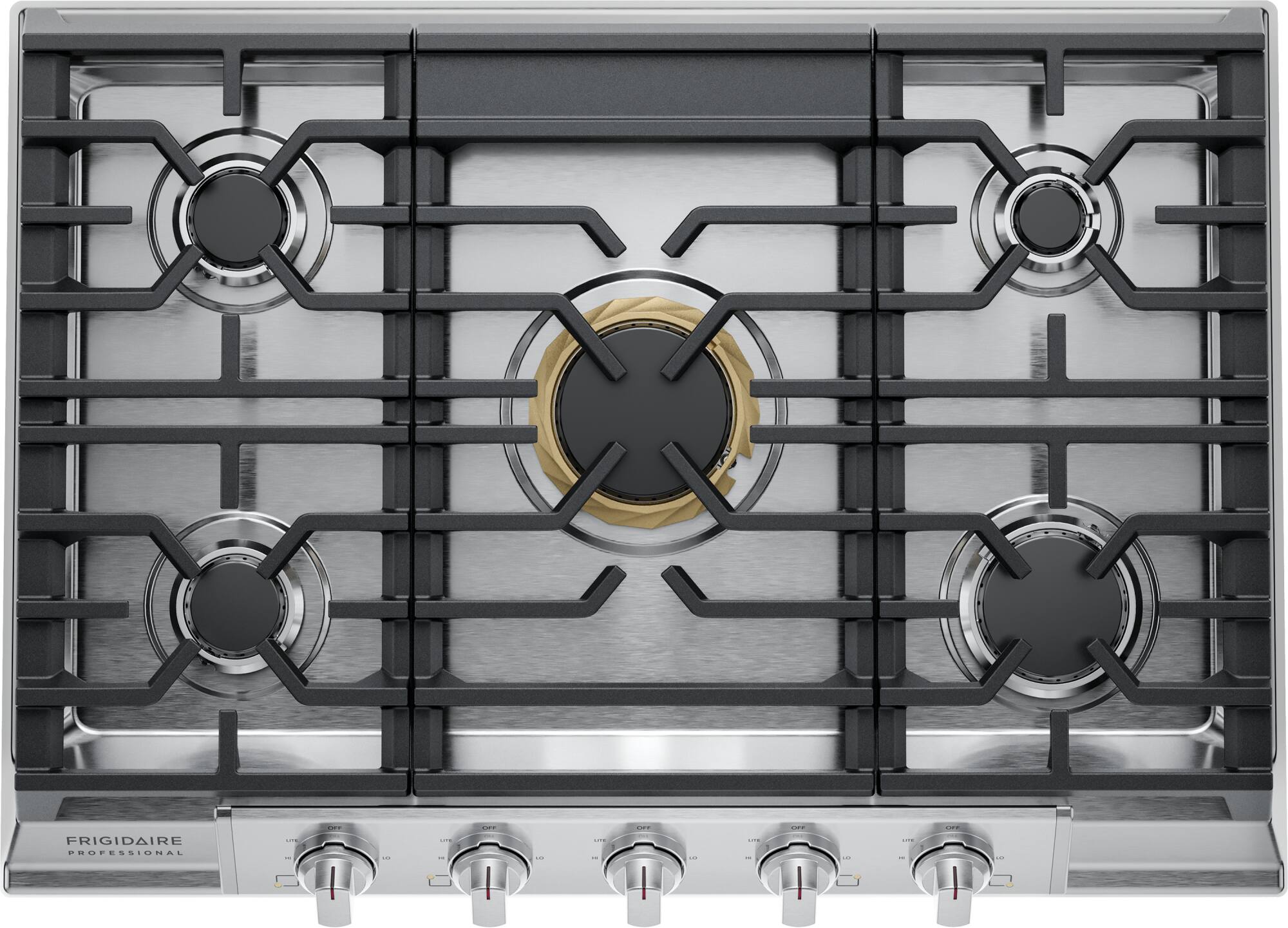 Frigidaire - 30" Gas Cooktop - Stainless Steel