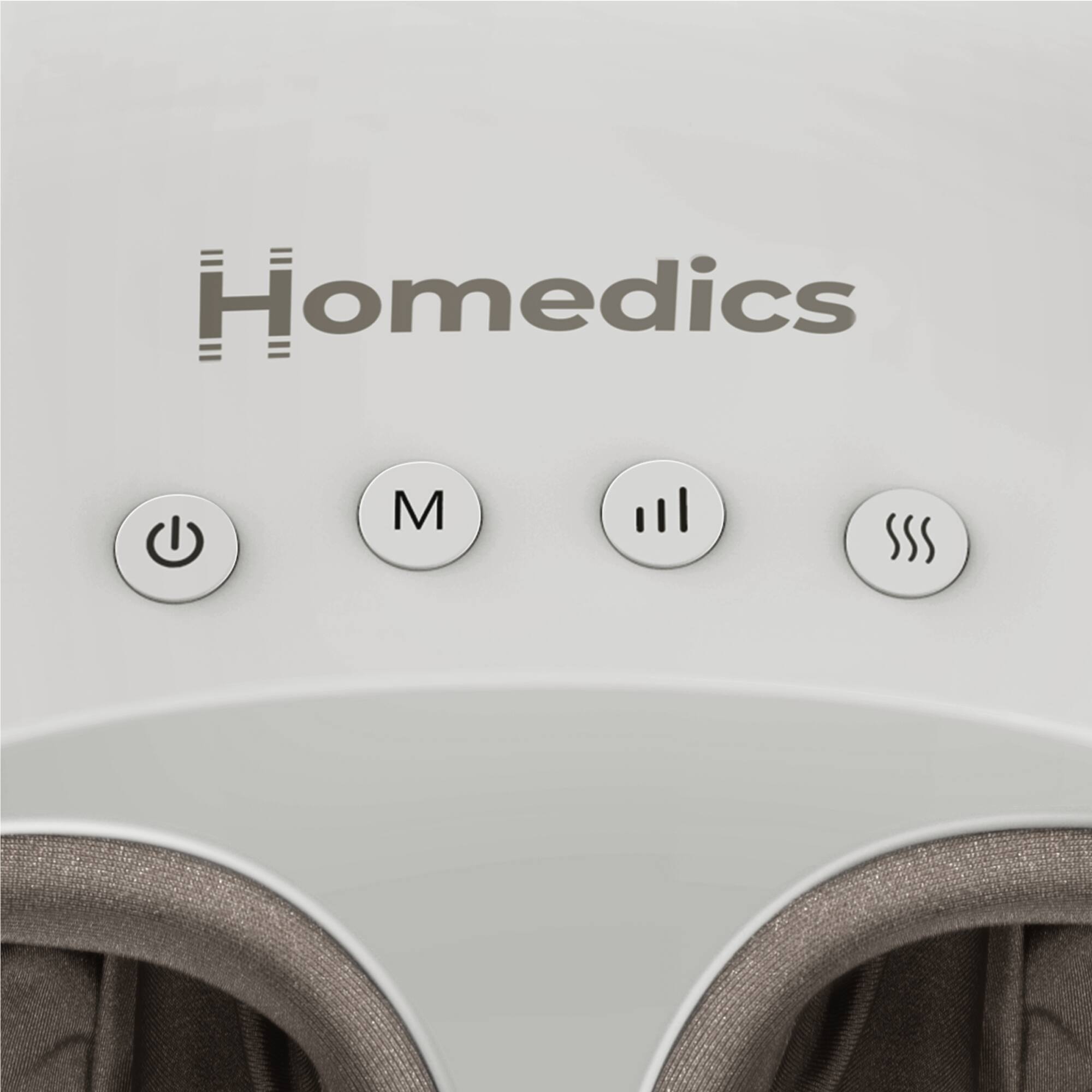 Alt View 12. Homedics - Shiatsu + air 4.0 foot massager with heat - White.
