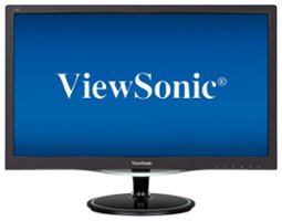 ViewSonic - 23.6" LED HD FreeSync Monitor (DVI, DisplayPort, HDMI, VGA) - Black - Front_Zoom