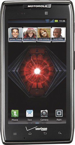  Motorola - DROID RAZR MAXX 4G LTE Cell Phone - Black (Verizon Wireless)