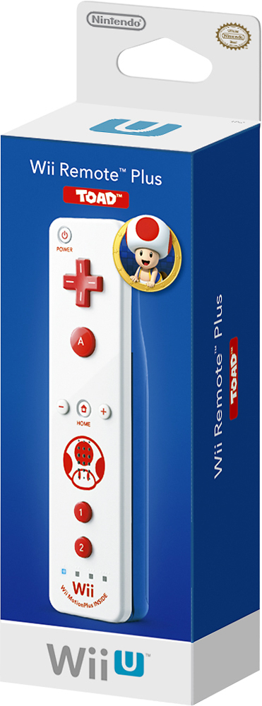Best Buy: Wii Remote Plus for Nintendo Wii U Toad RVLAPNWE