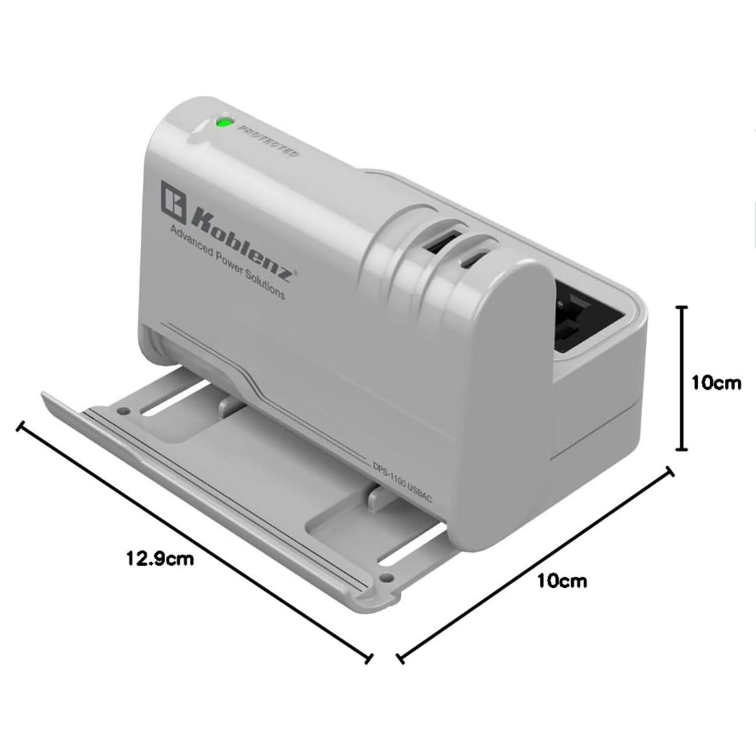 Koblenz Advanced Power Solutions  
DPS-1100 USBAC  
10cm x 12.9cm x 10cm