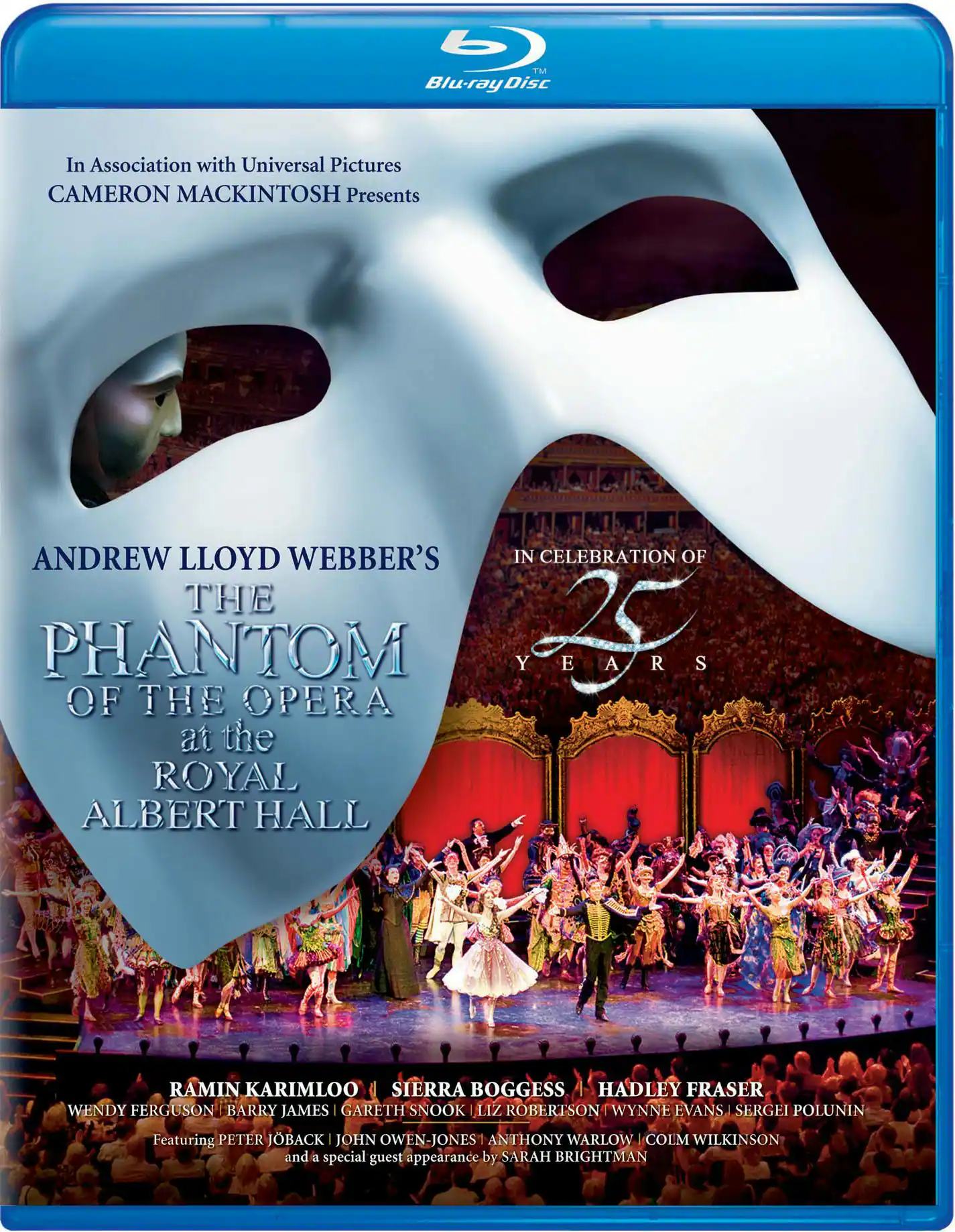 Front. The Phantom of the Opera at the Albert Hall - 25th Anniversary [Blu-ray].