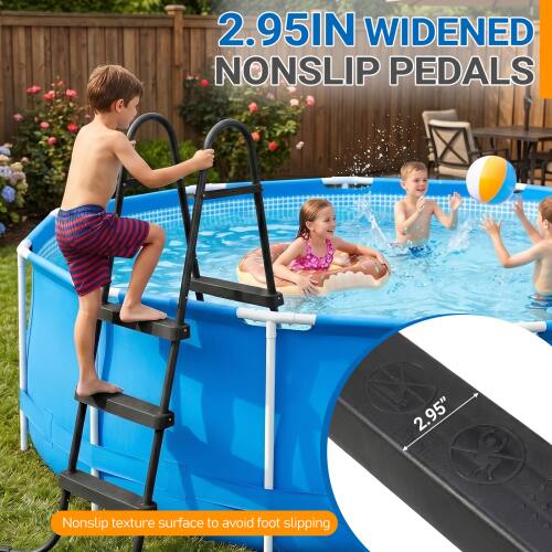 2.95IN WIDENED NONSLIP PEDALS  
Nonslip texture surface to avoid foot slipping