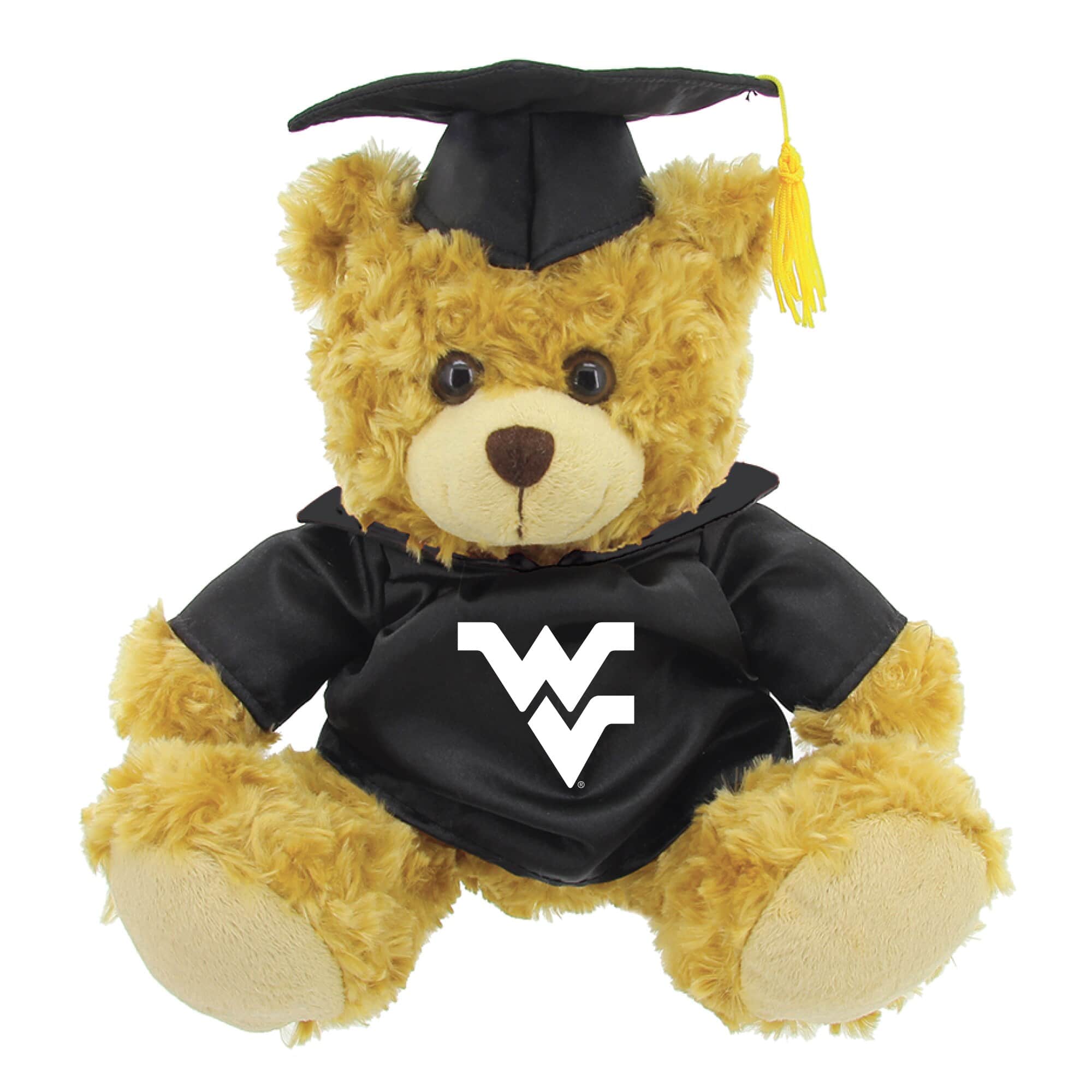 Jardine - /Brown West Virginia Mountaineers 12'' Graduation Plush Bear - Navy