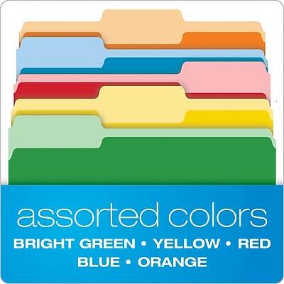 assorted colors  
BRIGHT GREEN • YELLOW • RED  
BLUE • ORANGE