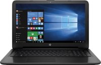 Front. HP - 15.6" Touch-Screen Laptop - AMD A8-Series - 4GB Memory - 1TB Hard Drive - Black.