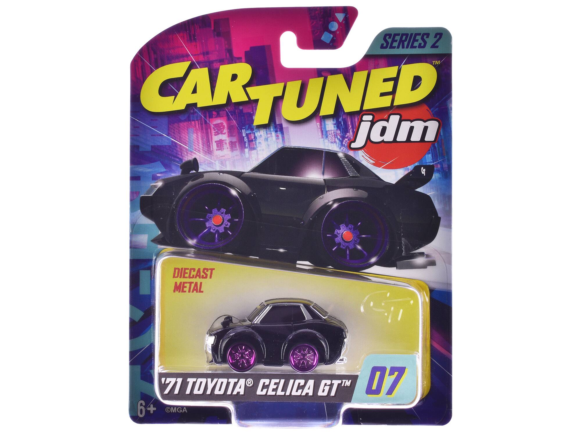 SERIES 2 TM CAR TUNED jdm 4 DIECAST METAL '71 TOYOTA CELICA GT 07 6+ MGA