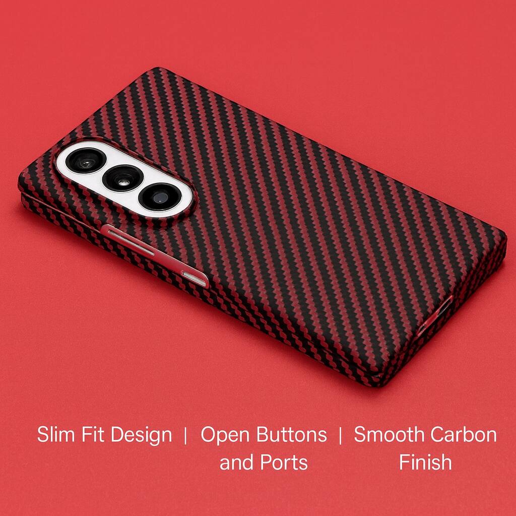 Slim Fit Design | Open Buttons | Smooth Carbon and Ports Finish