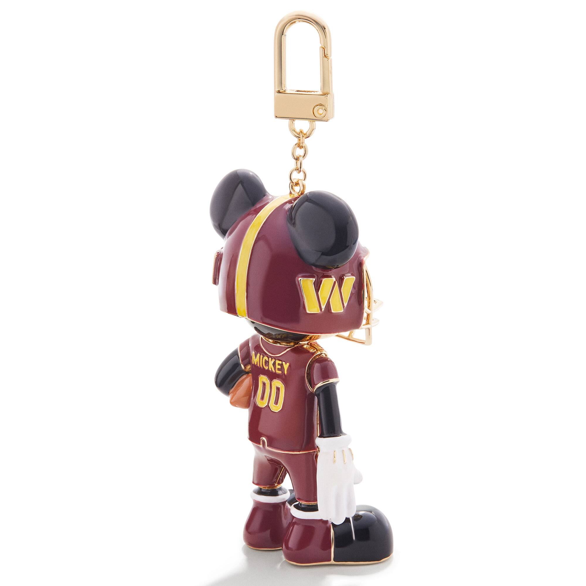 Alt View 1. BaubleBar - Washington Commanders Disney Mickey Mouse Keychain - Burgundy.