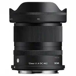 Sigma - 12mm f/1.4 DC Contemporary Lens - Canon RF - Black