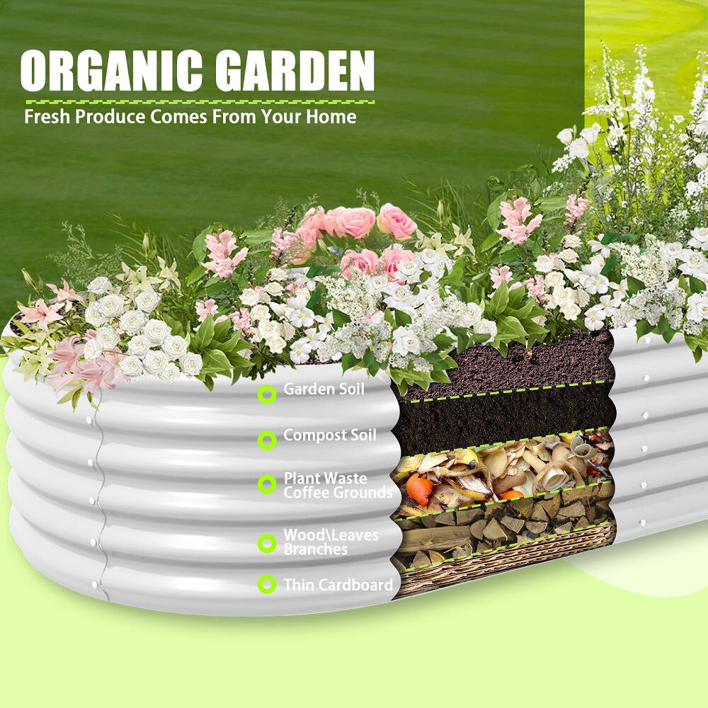 ORGANIC GARDEN  
Fresh Produce Comes From Your Home  

- Garden Soil  
- Compost Soil  
- Plant Waste  
- Coffee Grounds  
- Wood/Leaves  
- Branches  
- Thin Cardboard