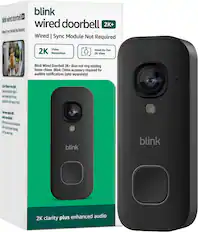 blink wired doorbell 2K+
Wired | Sync Module Not Required
2K Video Resolution
Head-to-Toe View
Blink Wired Doorbell 2K+ does not ring existing home chime. Blink Chime accessory required for audible notifications (sold separately).
Color Vision in low light
Capture vivid color video in low ambient light for a clear, around-the-clock peace of mind.
Two-way audio with noise cancellation
Enjoy crisp, natural conversations with visitors at your doorstep, as if you were there.
2K clarity plus enhanced audio