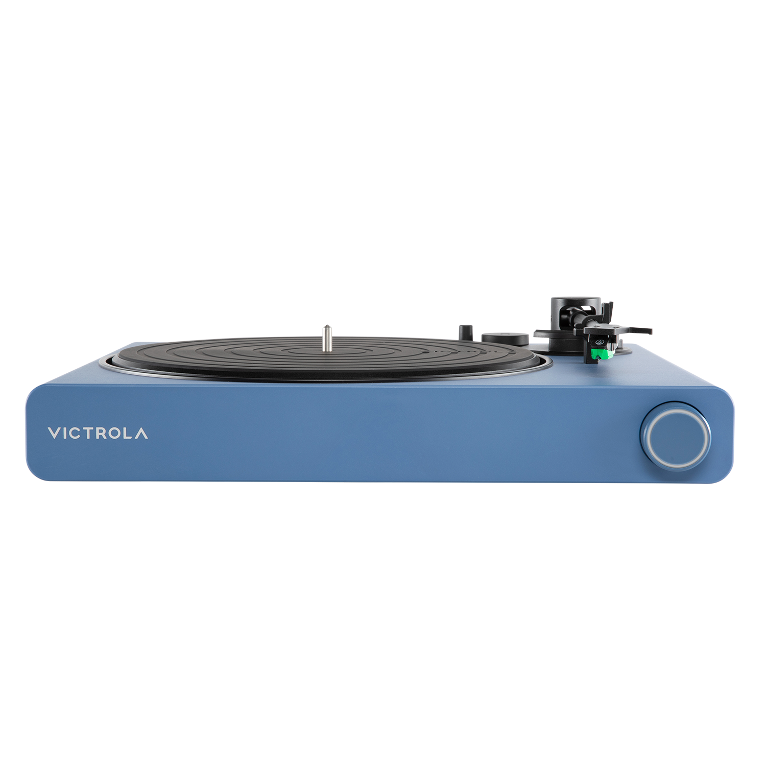 Alt View 5. Victrola - Victrola Stream Onyx – Wi-Fi and Bluetooth Turntable (Works with Sonos) - Blue.