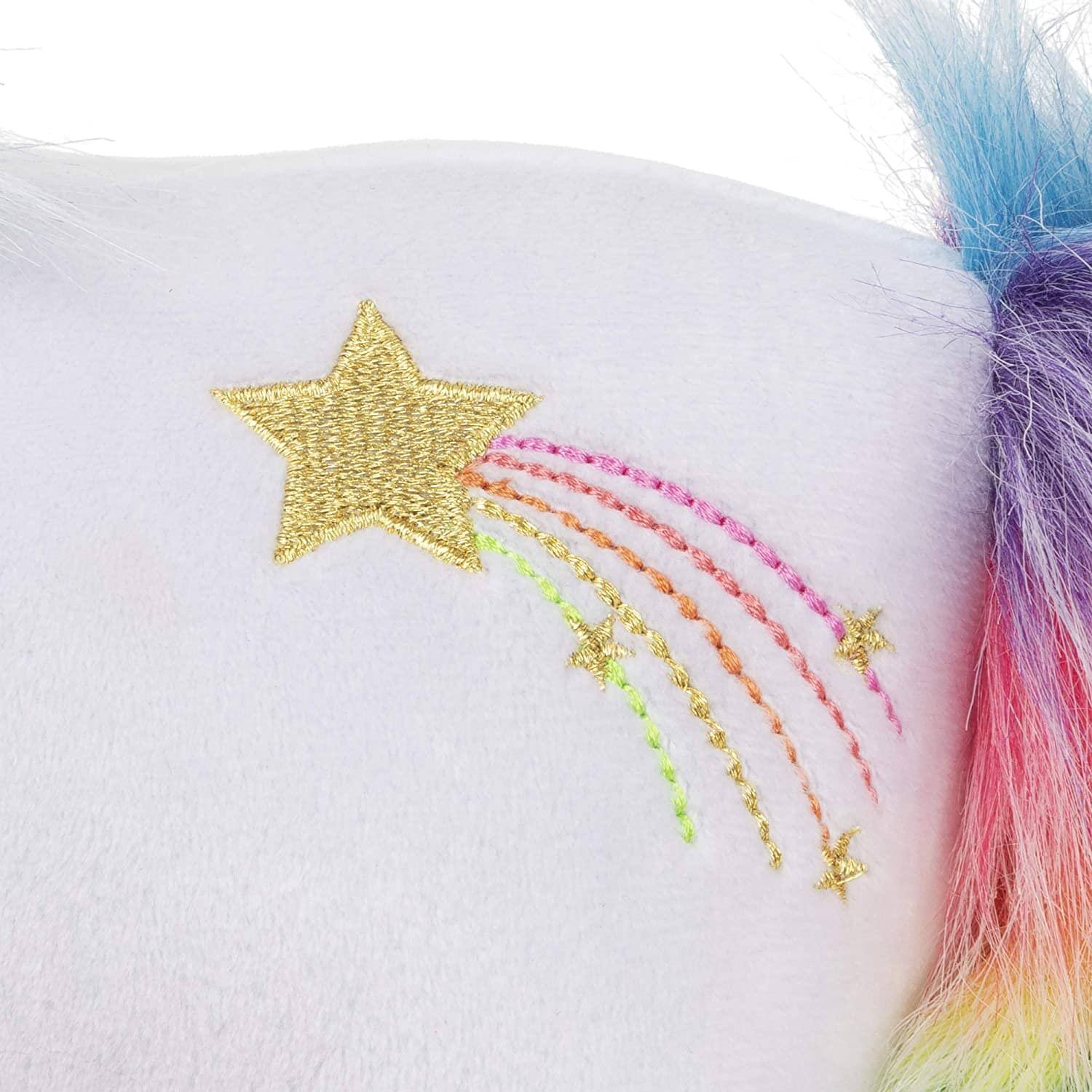 Alt View 10. Gund - Bluebell Unicorn Rainbow Sparkle Plush 15 Inch Plush Animal - White.